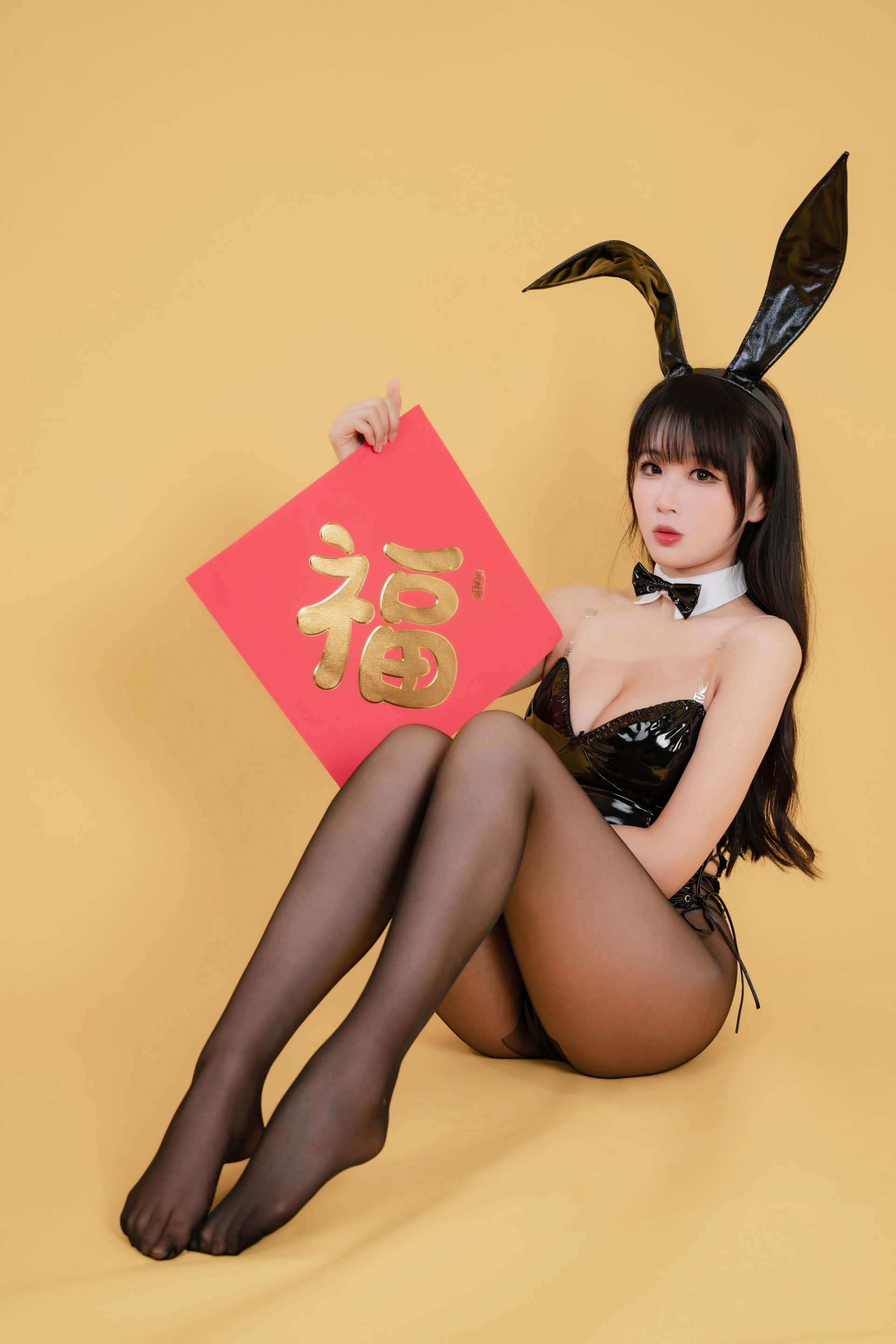 轩萧学姐 - NO.41 新春福兔 黑兔女郎 1