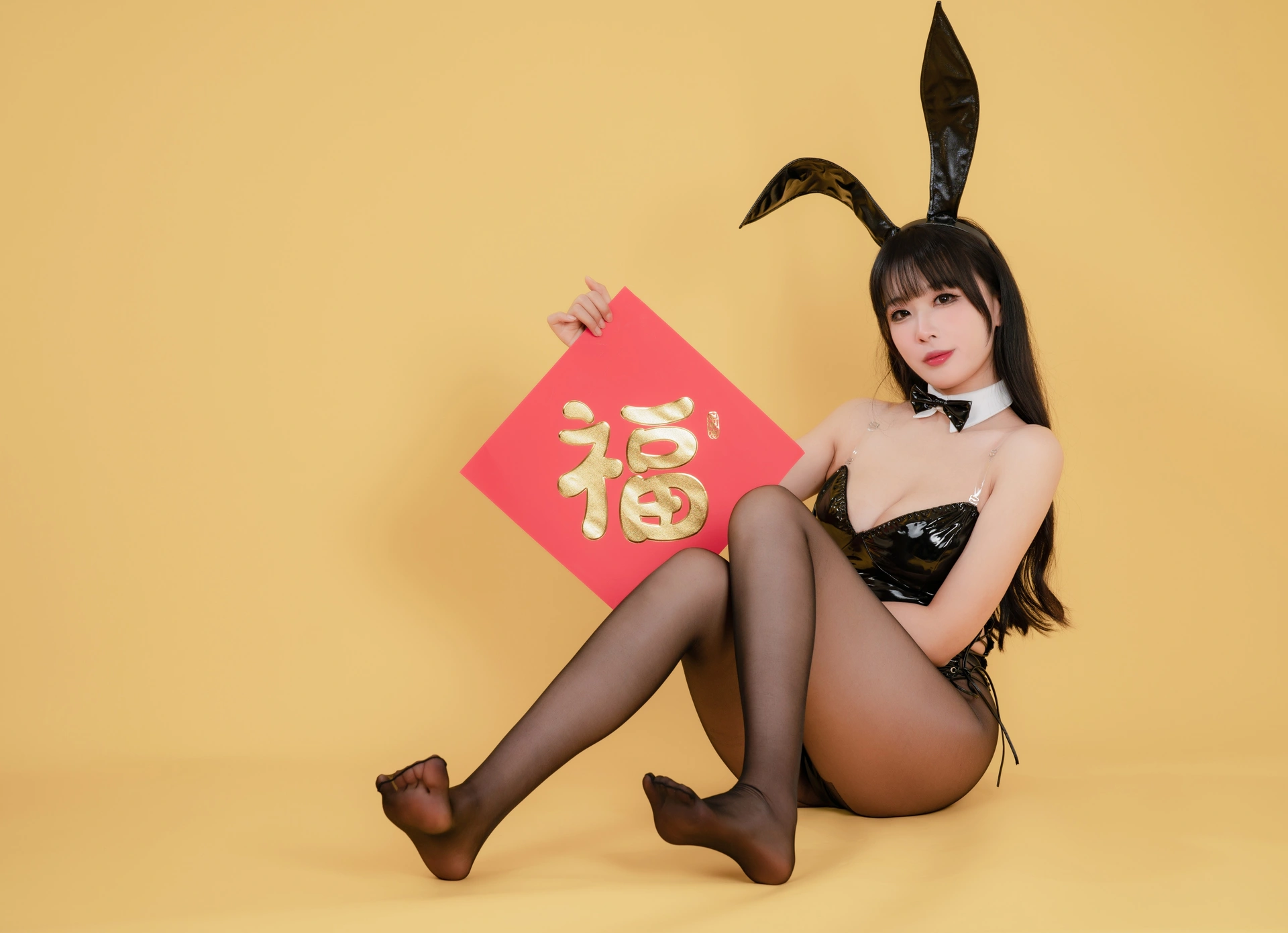 轩萧学姐 - NO.41 新春福兔 黑兔女郎 2
